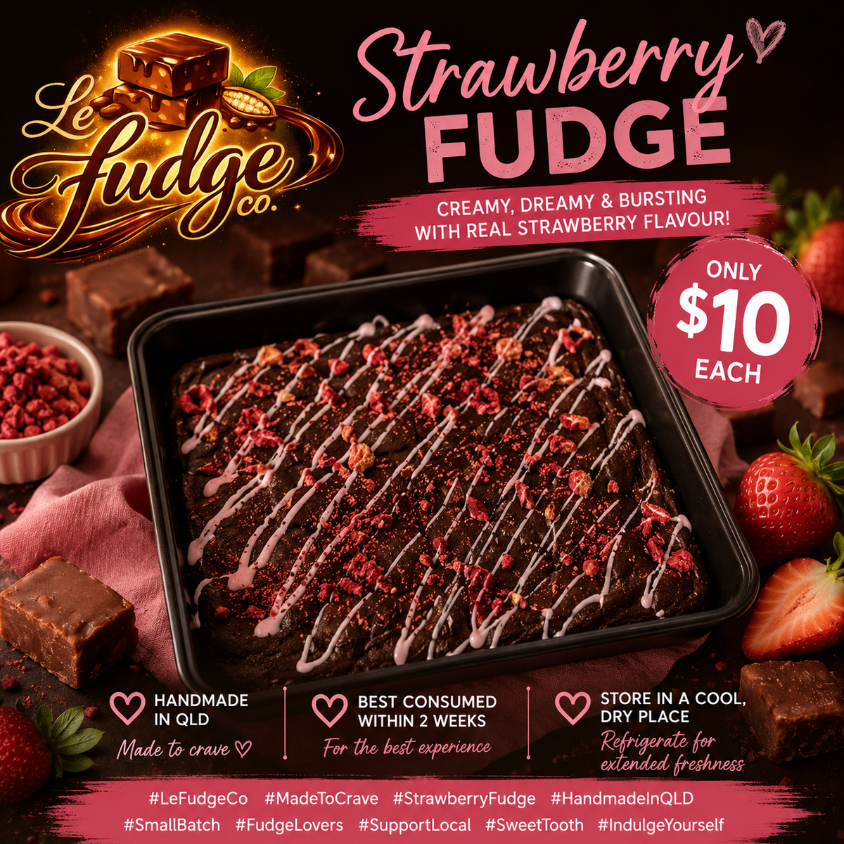 Strawberry Fudge